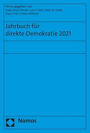 Seller image for Jahrbuch fr direkte Demokratie 2021 for sale by buchversandmimpf2000