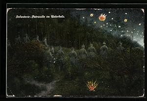 Image du vendeur pour Ansichtskarte Infanterie-Patrouille im Unterholz mis en vente par Bartko-Reher