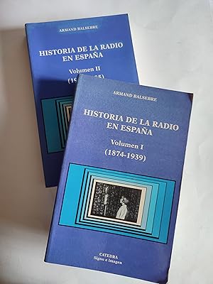 Imagen del vendedor de Historia de la radio en Espaa (2 volmenes) a la venta por TURCLUB LLIBRES I OBRES