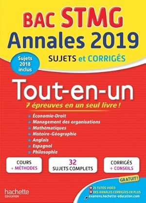 Image du vendeur pour Annales bac 2019 tout-en-un Terminale STMG - Alain Prost mis en vente par Book Hmisphres