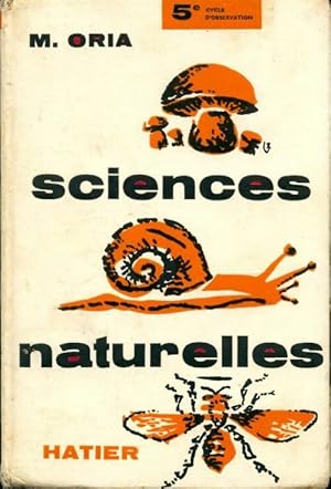 Sciences naturelles 5e - M. Oria