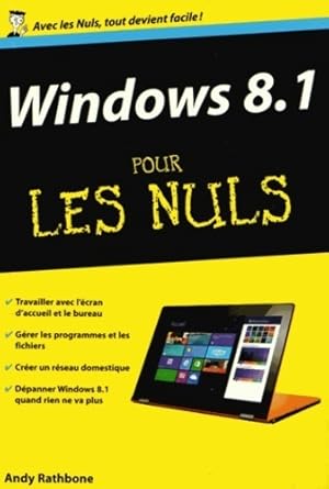 Windows 8.1 poche pour les nuls - Andy Rathbone