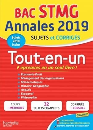 Image du vendeur pour Annales bac 2019 tout-en-un Terminale STMG - Alain Prost mis en vente par Book Hmisphres