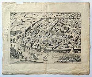 Bird's eye view of the siege of Tienen