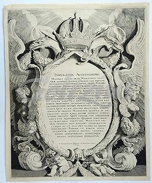 Title print for the series 'Effigies Imperatorum'