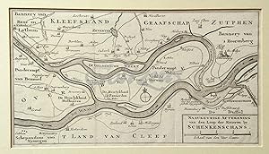 Naaukeurige aftekening van den loop der rivieren by Schenkenschans