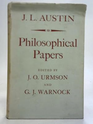 Image du vendeur pour Philosophical Papers mis en vente par World of Rare Books