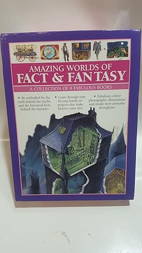 Image du vendeur pour Amazing Worlds of Fact and Fantasy: A Collection of 8 Fabulous Books: Be enthralled by the truth behind the myths and the historical facts behind the . and inside-view artworks throughout mis en vente par Cambridge Rare Books