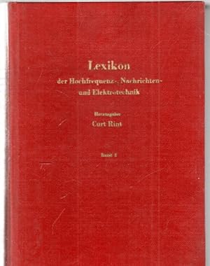 Image du vendeur pour Lexikon der Hochfrequenz-, Nachrichten- und Elektrotechnik. Bd. 2. [E bis J] mis en vente par Antiquariat Jterbook, Inh. H. Schulze