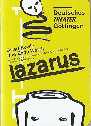 Imagen del vendedor de Programmheft David Bowie / Enda Walsh LAZARUS Premiere 15. Juni 2019 Spielzeit 2018 / 19 938 a la venta por Programmhefte24 Schauspiel und Musiktheater der letzten 150 Jahre