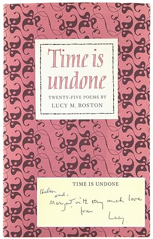 Time is Undone: twenty-five poems. [With a prefatory note by I.A. Richards.]