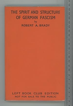 Image du vendeur pour The Spirit and Structure of German Fascism mis en vente par Joe Orlik Books