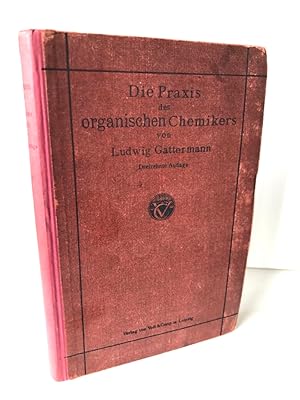 Imagen del vendedor de Die Praxis des organischen Chemikers. Dreizehnte verbesserte Auflage. Mit fnfundneunzig Abbildungen und zwei Tabellen. a la venta por Antiquariat an der Linie 3