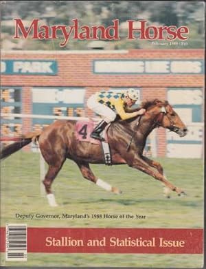 Seller image for Maryland Horse February 1989 Stallion and Statistical Issue. Vol 55., No.2 for sale by HORSE BOOKS PLUS LLC