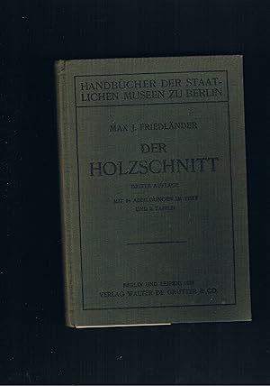 Bild des Verkufers fr Der Holzschnitt - 3. Auflage - mit 94 Abbildungen im Text und 2 Tafeln zum Verkauf von manufactura