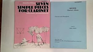 Immagine del venditore per Seven Simple Pieces for Clarinet and Piano & Second Clarinet Album for Clarinet and Piano. venduto da Goldstone Rare Books