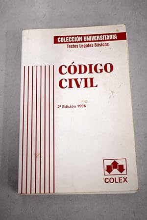 Imagen del vendedor de Código civil a la venta por Alcaná Libros