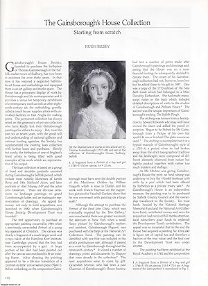 Seller image for The Gainsborough's House Collection. Starting from scratch. An uncommon original article from Apollo, International Magazine of the Arts, 1991. for sale by Cosmo Books