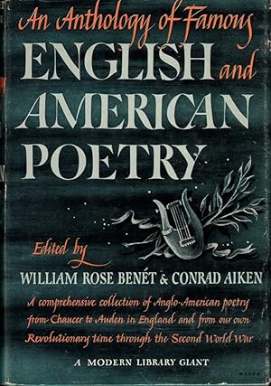 Image du vendeur pour An Anthology of Famous English and American Poetry mis en vente par Kenneth Mallory Bookseller ABAA