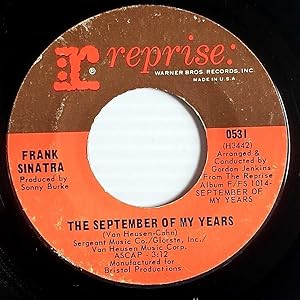 Seller image for That's Life / The September Of My Years [7" 45 rpm Single] for sale by Kayleighbug Books, IOBA