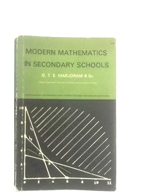 Imagen del vendedor de Modern Mathematics in Secondary Schools a la venta por World of Rare Books