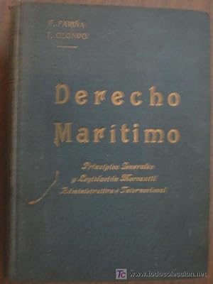 Seller image for DERECHO MARTIMO for sale by Librera Maestro Gozalbo