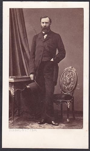 Louis Hippolyte Rene de Chabrillan Comte Rene de Chabrillan / Portrait CDV Foto Photo vintage nob...