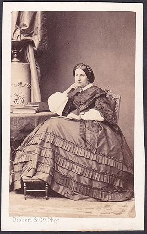 Seller image for Comtesse de Guinaumont / Portrait CDV Foto Photo vintage noblesse Adel for sale by Antiquariat Steffen Vlkel GmbH