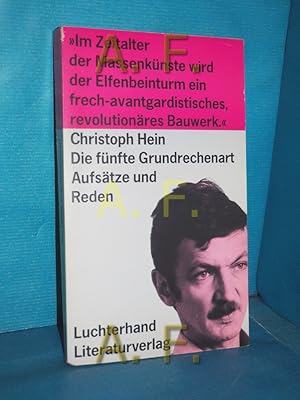 Seller image for Die fnfte Grundrechenart : Aufstze und Reden , 1987 - 1990. for sale by Antiquarische Fundgrube e.U.