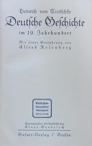 Bild des Verkufers fr Deutsche Geschichte im 19. Jahrhundert. zum Verkauf von Antiquariat Bookfarm