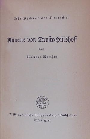 Seller image for Annette von Droste-Hlshoff. for sale by Antiquariat Bookfarm