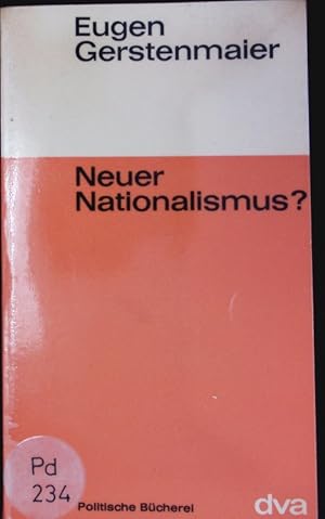 Seller image for Neuer Nationalismus? Von der Wandlung der Deutschen. for sale by Antiquariat Bookfarm