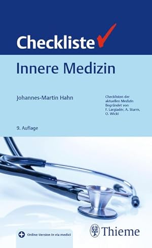 Imagen del vendedor de Checkliste Innere Medizin a la venta por BuchWeltWeit Ludwig Meier e.K.