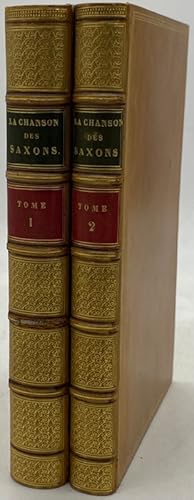 Imagen del vendedor de La Chanson des Saxons publie pour la premire fois par Francisque Michel a la venta por Librairie Historique F. Teissdre