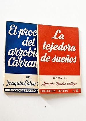 Pack 2 libros Colección Teatro: LA TEJEDORA DE SUEÑOS - EL PROESO DEL ARZOBISPO CARRANZA