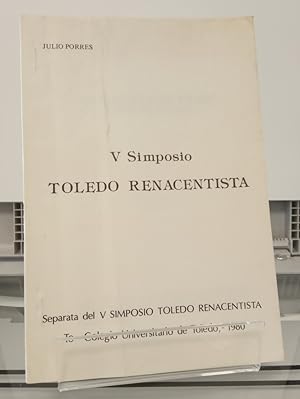 Bild des Verkufers fr La poblacin de Toledo en el siglo XVI (separata del V Simposio Toledo Reanacentista, 1980) zum Verkauf von Librera Dilogo
