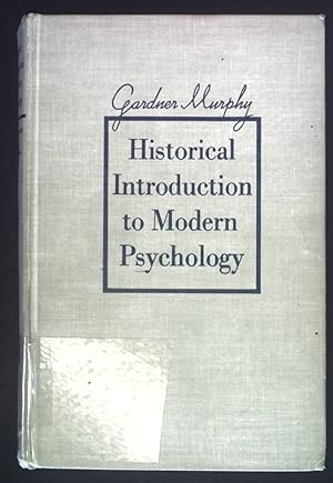 Bild des Verkufers fr Historical Introduction to Modern Psychology. zum Verkauf von books4less (Versandantiquariat Petra Gros GmbH & Co. KG)