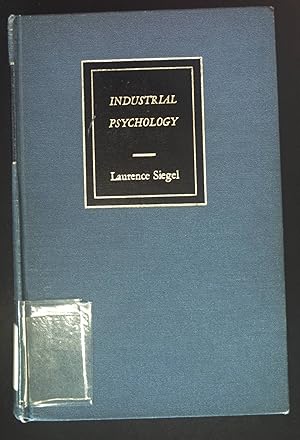 Seller image for Industrial Psychology. for sale by books4less (Versandantiquariat Petra Gros GmbH & Co. KG)