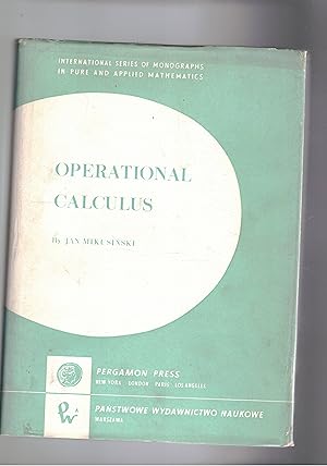 Bild des Verkufers fr Operation calculus. zum Verkauf von Libreria Gull