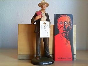 Hermann Hesse-Figur von der Firma Dekos-Sculture. Holzfigur, limitiert und handgefertigt- und bem...