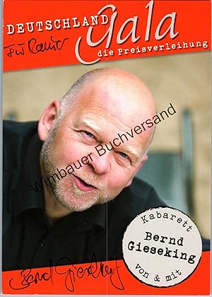 Bild des Verkufers fr Original Autogramm Bernd Gieseking /// Autogramm Autograph signiert signed signee zum Verkauf von Antiquariat im Kaiserviertel | Wimbauer Buchversand