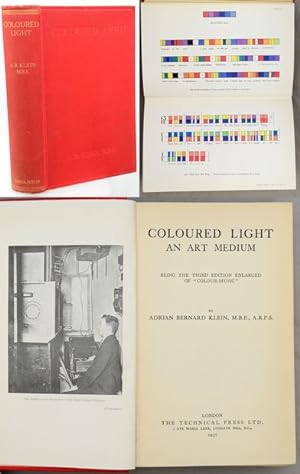 Bild des Verkufers fr COLOURED LIGHT. An Art Medium. Being the Third Edition Enlarged of "Colour-Music." zum Verkauf von Francis Edwards ABA ILAB