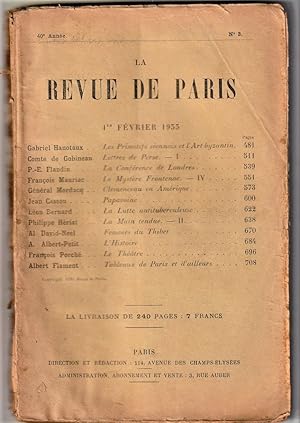 La Revue de Paris (an early run)