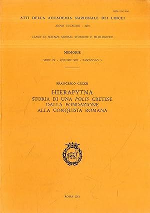 Seller image for Hierapytna : storia di una polis cretese dalla fondazione alla conquista romana for sale by Messinissa libri