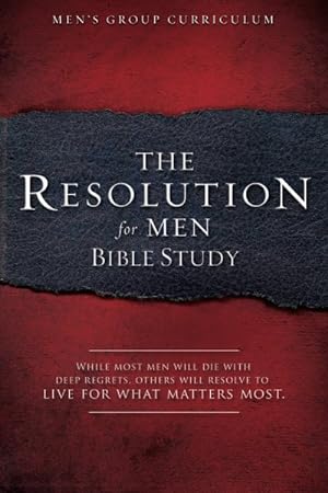 Bild des Verkufers fr Resolution for Men Bible Study zum Verkauf von GreatBookPrices