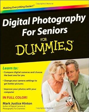 Bild des Verkufers fr Digital Photography for Seniors For Dummies zum Verkauf von WeBuyBooks