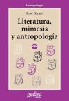 Imagen del vendedor de LITERATURA, MMESIS Y ANTROPOLOGA a la venta por Agapea Libros