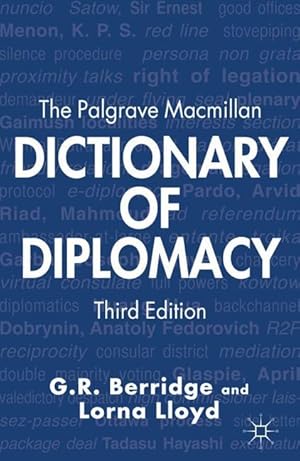 Imagen del vendedor de The Palgrave Macmillan Dictionary of Diplomacy a la venta por moluna