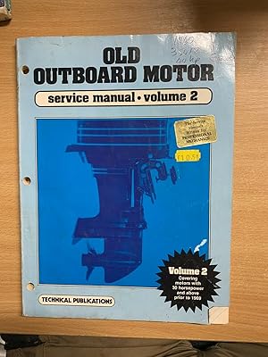 Immagine del venditore per 1983 "OLD OUTBOARD MOTOR SERVICE MANUAL VOLUME 2" LARGE PAPERBACK BOOK (P3) venduto da REAYTRO