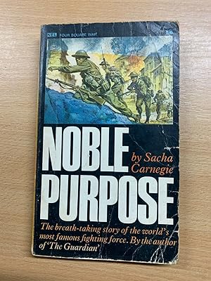 1967 SACHA CARNEGIE "NOBLE PURPOSE" WAR FICTION PAPERBACK BOOK (P2)